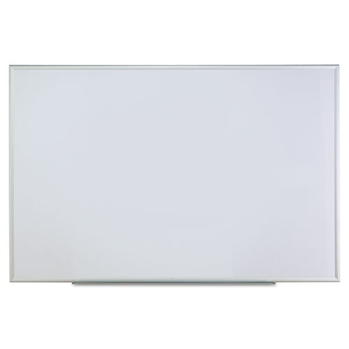 Deluxe Melamine Dry Erase Board, 36 X 24, Melamine White Surface, Oak Fiberboard Frame