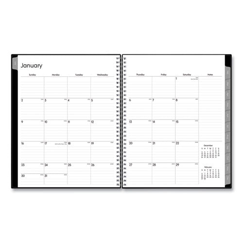 Enterprise Weekly Appointment Planner, Enterprise Formatting, 11 X 8.5, Black Cover, 12-month (jan To Dec): 2023