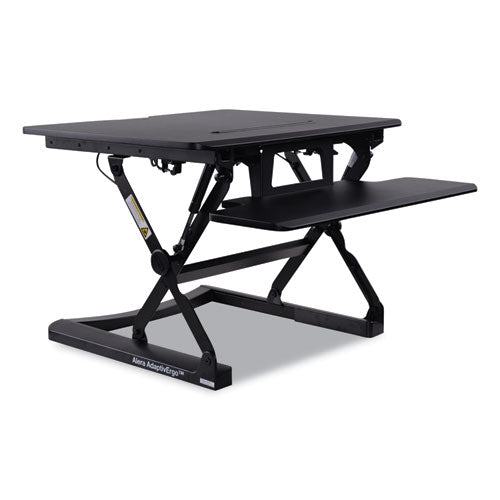 Adaptivergo Two-tier Sit-stand Lifting Workstation, 35.12" X 31.1" X 5.91" To 19.69", Black