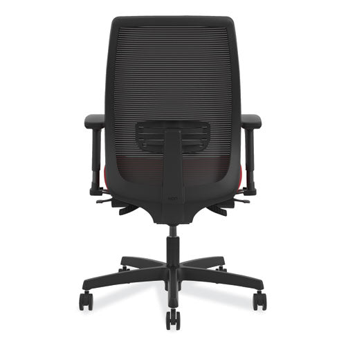 Endorse Mesh Mid-back Work Chair, Supports Up To 300 Lb, 17.5" To 21.75" Seat Height, Black