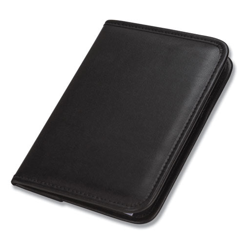 Professional Padfolio, 3/4w X 9 1/4h, Open Style, Black