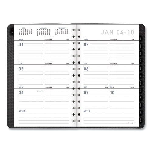 Contemporary Weekly/monthly Planner, Open-block Format, 8.5 X 5.5, Graphite Cover, 12-month (jan To Dec): 2023