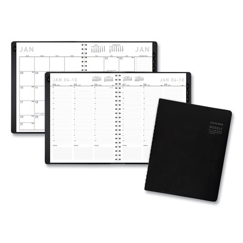 Contemporary Weekly/monthly Planner, Open-block Format, 8.5 X 5.5, Graphite Cover, 12-month (jan To Dec): 2023