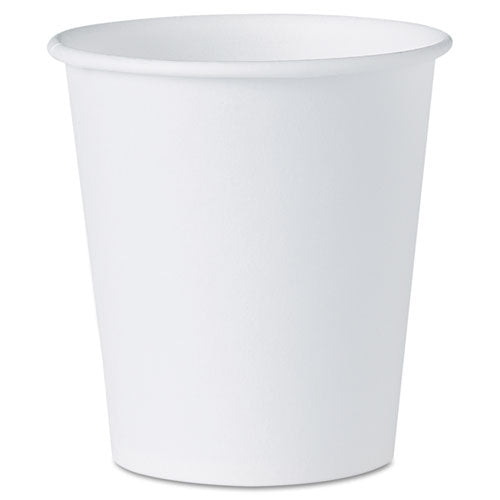 White Paper Water Cups, 3 Oz, 100/pack