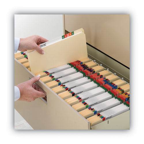 Box Bottom Hanging File Folders, 2" Capacity, Letter Size, Standard Green, 25/box