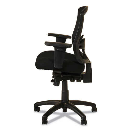 Alera Etros Series Mid-back Multifunction With Seat Slide Chair, Supports Up To 275 Lb, 17.83" To 21.45" Seat Height, Black