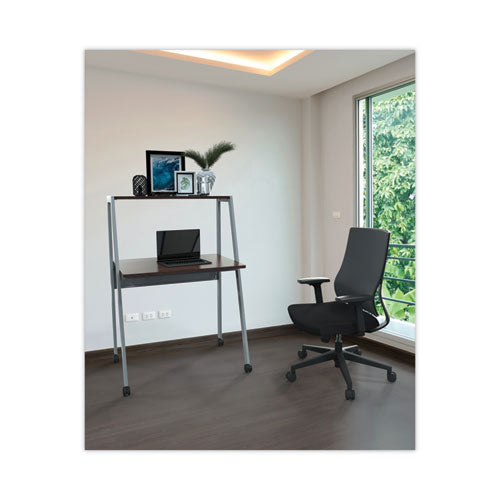 Kompass Flexible Home/office Desk, 33" X 23.4" X 48", Mocha