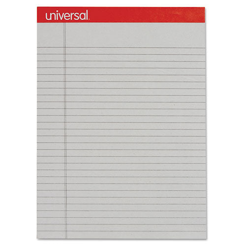 Colored Perforated Ruled Writing Pads, Narrow Rule, 50 Ivory 5 X 8 Sheets, Dozen