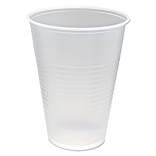 Rk Crisscross Cold Drink Cups, 3 Oz, Clear, 100 Bag, 25 Bags/carton