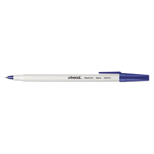 Ballpoint Pen Value Pack, Stick, Medium 1 Mm, Blue Ink, Gray Barrel, 60/pack