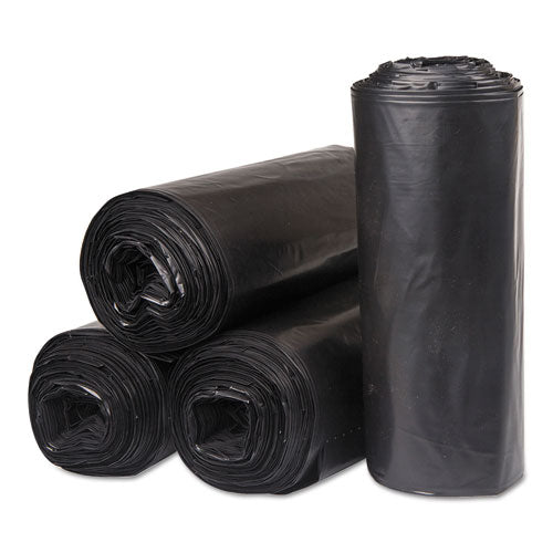 Institutional Low-density Can Liners, 30 Gal, 0.58 Mil, 30" X 36", Black, 25 Bags/roll, 10 Rolls/carton