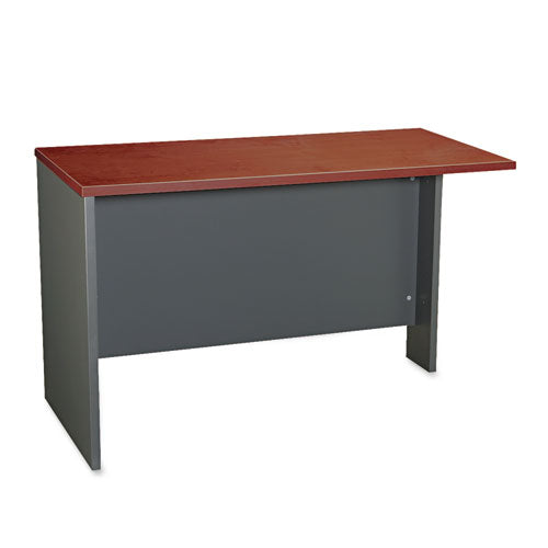 Series C Collection Desk Shell, 71.13" X 29.38" X 29.88", Natural Cherry/graphite Gray