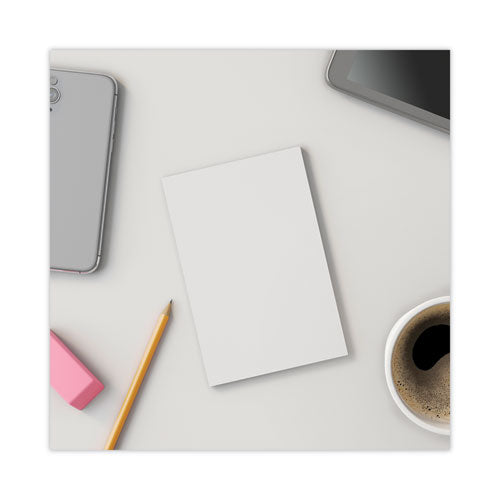 Loose White Memo Sheets, 4 X 6, Unruled, Plain White, 500/pack