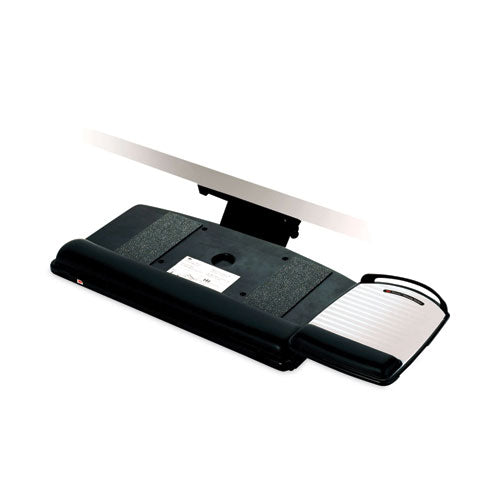 Sit/stand Easy Adjust Keyboard Tray, Highly Adjustable Platform,, Black