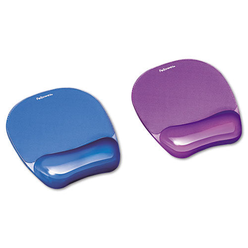 Gel Crystals Keyboard Wrist Rest, 18.5 X 2.25, Purple