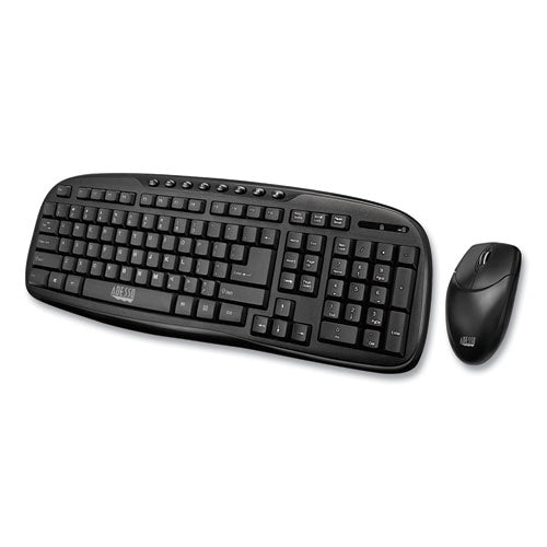 Wkb1330cb Wireless Desktop Keyboard And Mouse Combo, 2.4 Ghz Frequency/30 Ft Wireless Range, Black