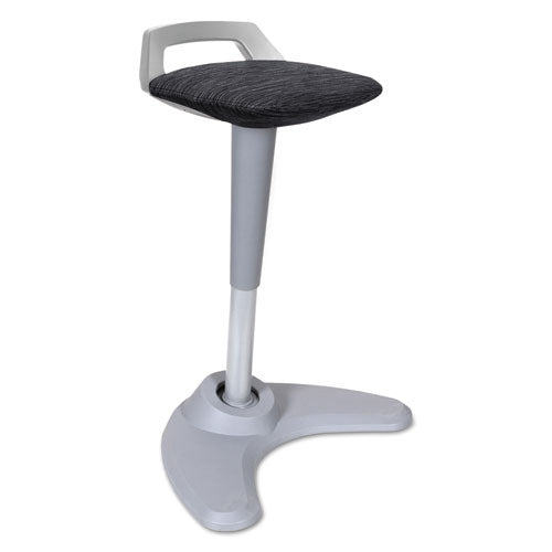 Alera Adaptivergo Sit To Stand Perch Stool, Supports Up To 250 Lb, Black