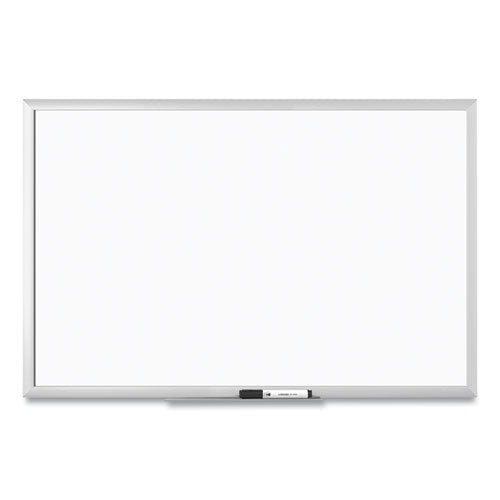 Melamine Dry Erase Board, 36 X 24, White Surface, Silver Aluminum Frame