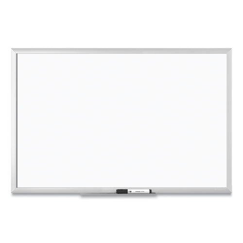 Melamine Dry Erase Board, 36 X 24, White Surface, Silver Aluminum Frame