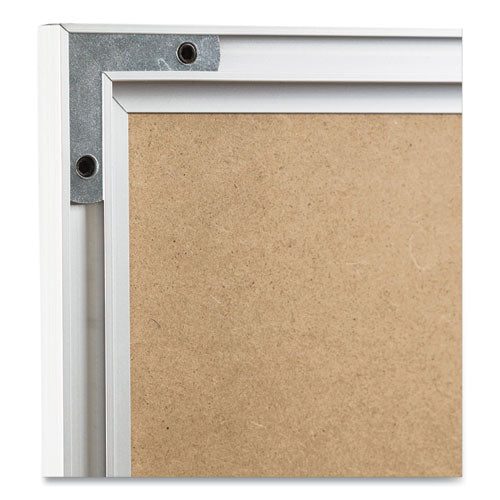 Melamine Dry Erase Board, 36 X 24, White Surface, Silver Aluminum Frame