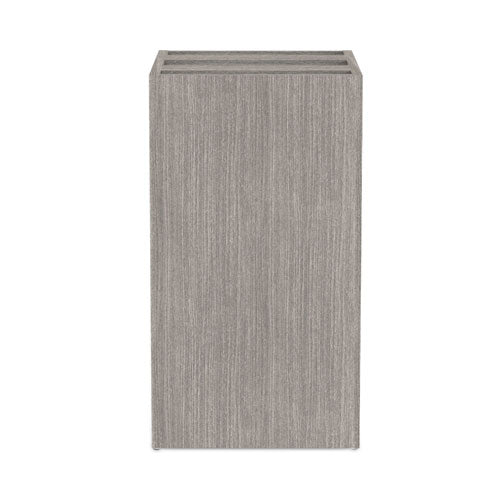 Alera Valencia Series Full Pedestal File, Left/right, 3-drawers: Box/box/file, Legal/letter, Gray, 15.63" X 20.5" X 28.5"