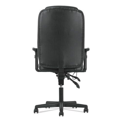 High-back Executive Chair, Supports Up To 225 Lb, 17" To 20" Seat Height, Black