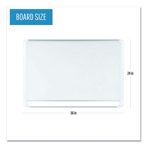 Gold Ultra Magnetic Dry Erase Boards, 36 X 24, White Surface, White Aluminum Frame