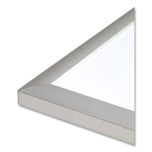 Magnetic Dry Erase Board With Aluminum Frame, 72 X 48, White Surface, Silver Aluminum Frame