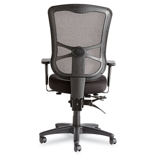 Alera Elusion Series Mesh High-back Multifunction Chair, Supports Up To 275 Lb, 17.2" To 20.6" Seat Height, Black