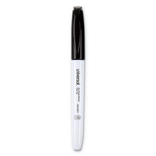 Pen Style Dry Erase Marker, Fine Bullet Tip, Assorted Colors, 4/set