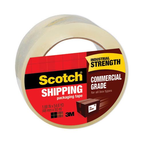 3750 Commercial Grade Packaging Tape With St-181 Pistol-grip Dispenser, 3" Core, 1.88" X 54.6 Yds, Clear, 36/carton