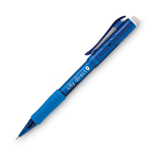 Twist-erase Express Mechanical Pencil, 0.7 Mm, Hb (#2.5), Black Lead, Blue Barrel, Dozen
