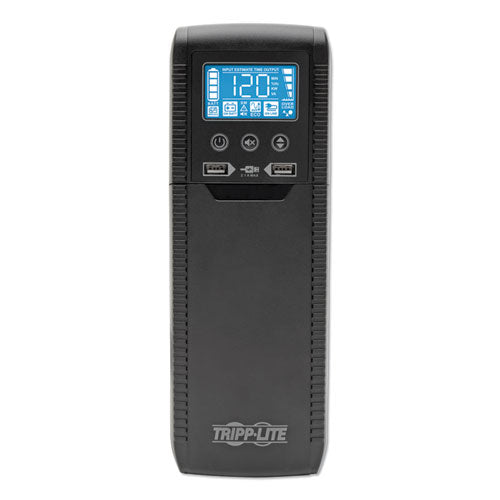 Eco Series Desktop Ups Systems With Usb Monitoring, 8 Outlets, 1,000 Va, 316 J