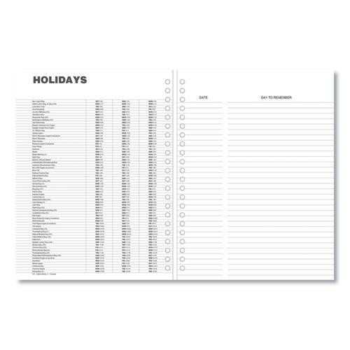 Monthly Planner, 11 X 8, Black Cover, 14-month, Dec 2022 Through Jan 2024