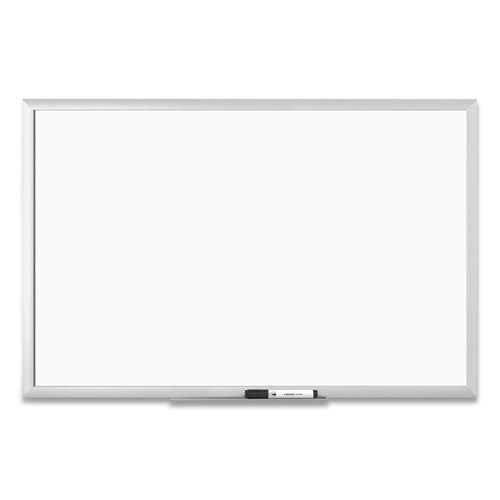 Magnetic Dry Erase Board With Aluminum Frame, 36 X 24, White Surface, Silver Aluminum Frame