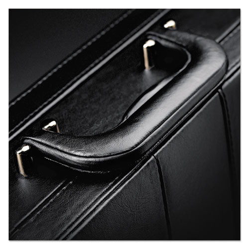 Classic Attache, Vinyl, 12.5 X 4 X 17.5, Black