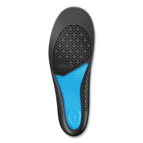 Comfort And Energy Work Massaging Gel Insoles, Women Sizes 6 To 11, Black/blue, Pair