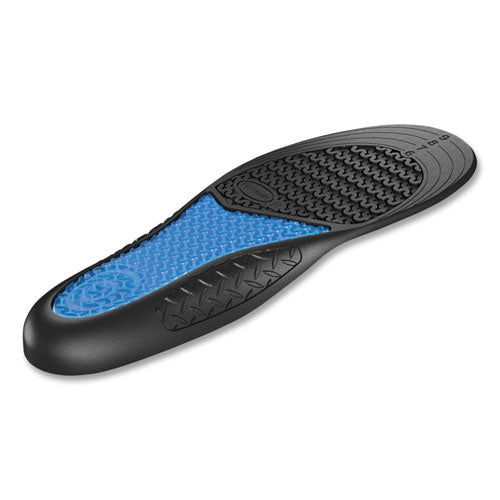 Comfort And Energy Work Massaging Gel Insoles, Women Sizes 6 To 11, Black/blue, Pair