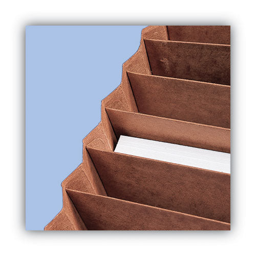 Tuff Expanding Open-top Stadium File, 31 Sections, 1/31-cut Tabs, Legal Size, Redrope