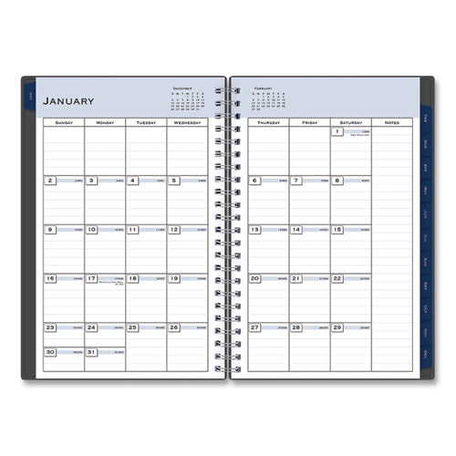 Passages Weekly/monthly Planner, 8 X 5, Charcoal Cover, 12-month (jan To Dec): 2023