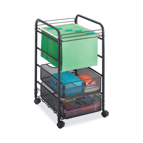 Onyx Under Desk Machine Stand, Metal, 1 Shelf, 1 Drawer, 1 Bin, 100 lb Capacity, 21 Onyx Under Desk Machine Stand, Metal, 1 Shelf, 1 Drawer, 1 Bin, 100 lb Capacity, 21