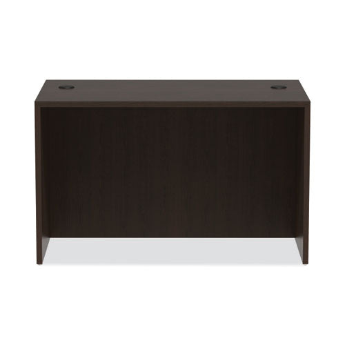 Alera Valencia Series Straight Front Desk Shell, 47.25" X 29.5" X 29.63", Espresso