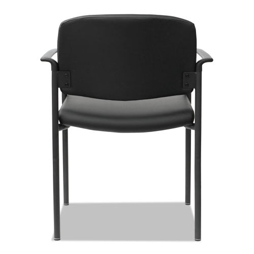 Alera Sorrento Series Ultra-cushioned Stacking Guest Chair, 25.59" X 24.01" X 33.85", Black, 2/carton