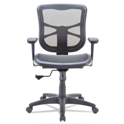 Alera Elusion Series Mesh Mid-back Swivel/tilt Chair, Supports Up To 275 Lb, 17.9" To 21.6" Seat Height, Black