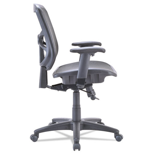 Alera Elusion Series Mesh Mid-back Swivel/tilt Chair, Supports Up To 275 Lb, 17.9" To 21.6" Seat Height, Black