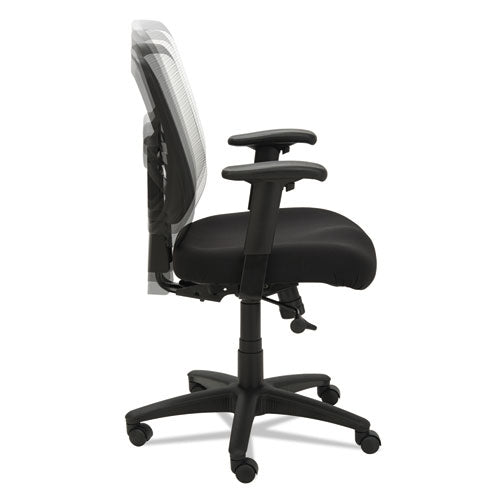 Alera Elusion Series Mesh Mid-back Swivel/tilt Chair, Supports Up To 275 Lb, 17.9" To 21.6" Seat Height, Black