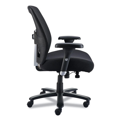 Alera Faseny Series Big And Tall Manager Chair, Supports Up To 400 Lbs, 17.48" To 21.73" Seat Height, Black Seat/back/base