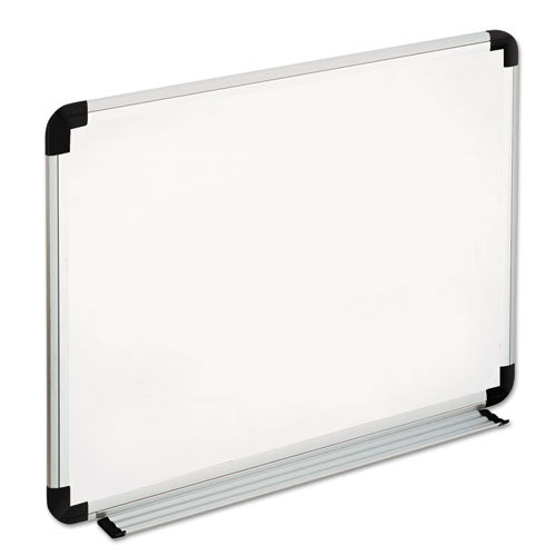 Modern Melamine Dry Erase Board With Aluminum Frame, 72 X 48, White Surface