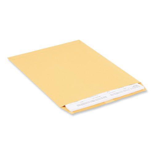 Catalog Envelope, 28 Lb Bond Weight Kraft, #12 1/2, Square Flap, Gummed Closure, 9.5 X 12.5, Brown Kraft, 250/box