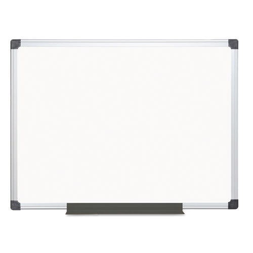 Value Lacquered Steel Magnetic Dry Erase Board, 48 X 36, White Surface, Silver Aluminum Frame